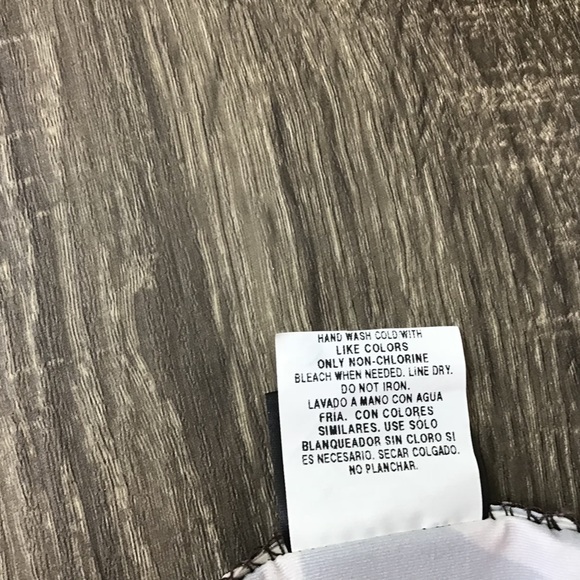 Daisy Fuentes Hipster Bikini Bottom Brown & White Swirl Print - Picture 6 of 7